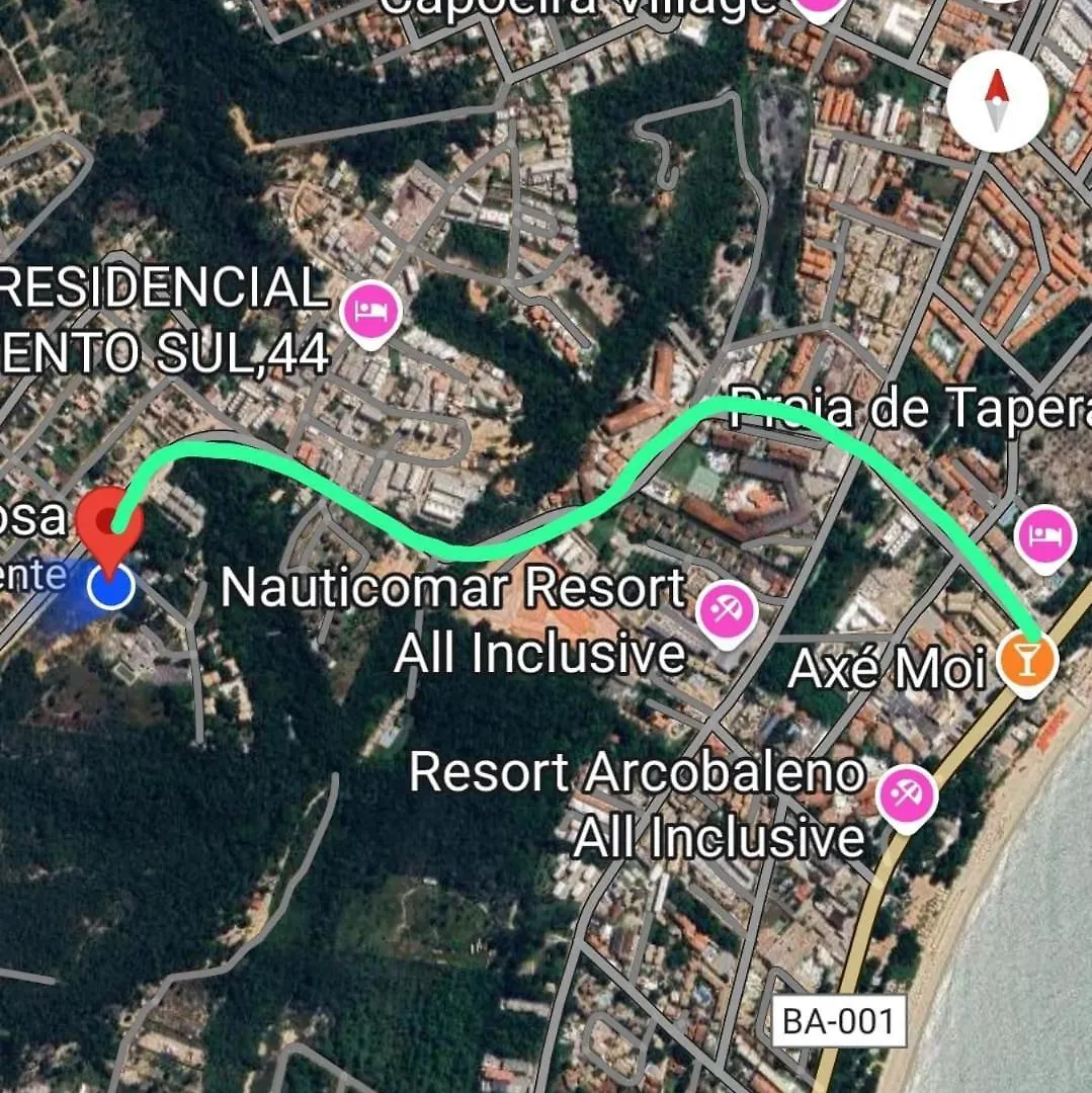 Apartamento Com Area Gourmet Orla Norte Porto Seguro 0*,  Brazylia